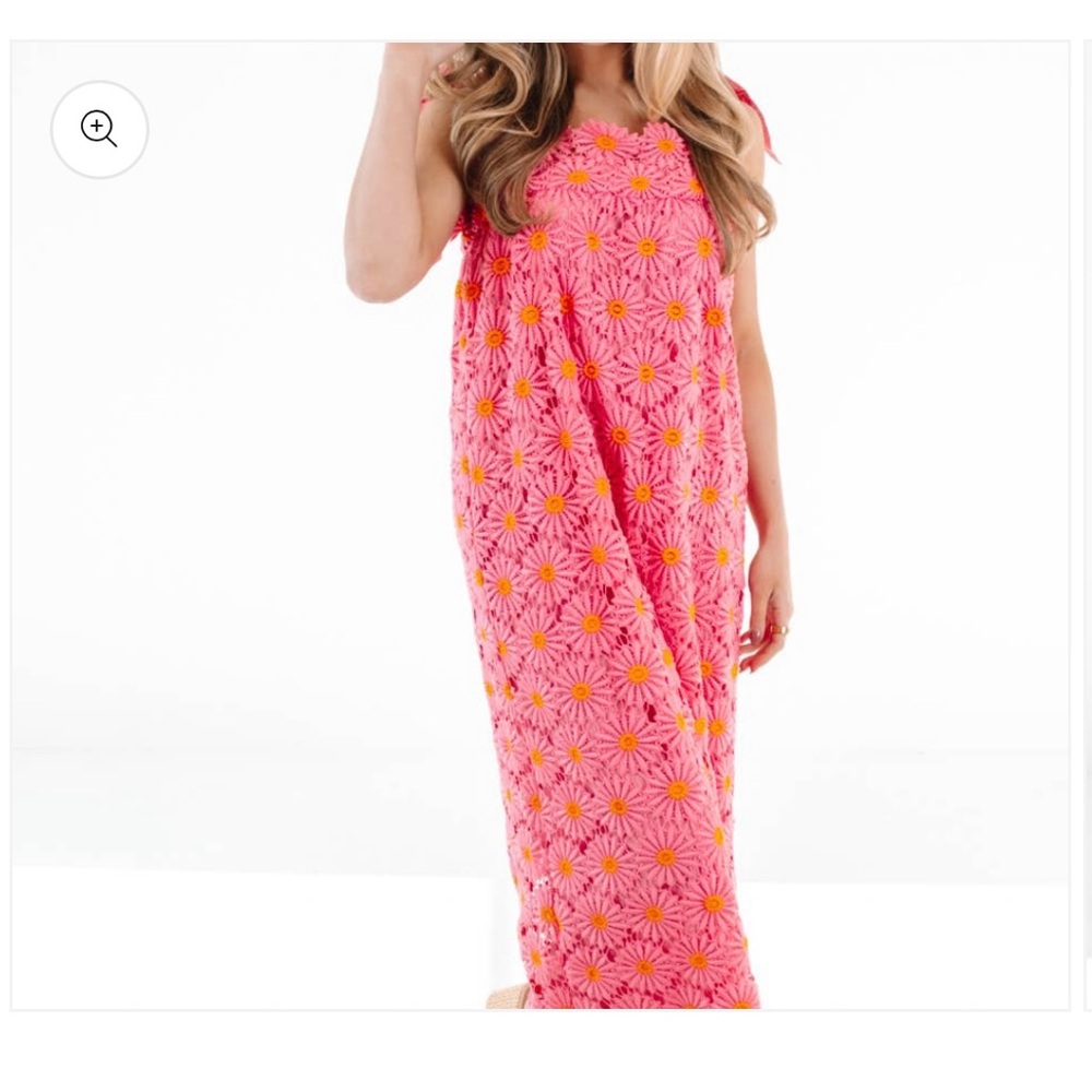 J.Marie Lele Tie Strap Midi Dress